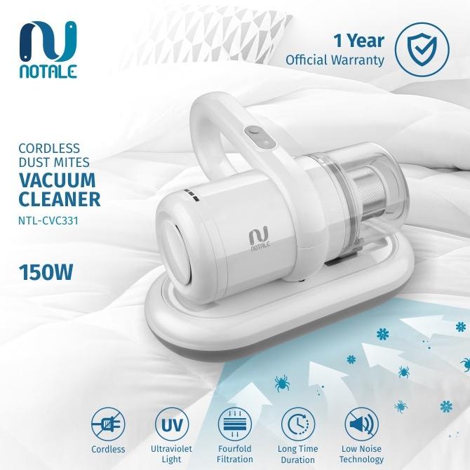 Jual Notale UV Vacuum Cleaner Cordless Wireless Anti Tungau Portable
