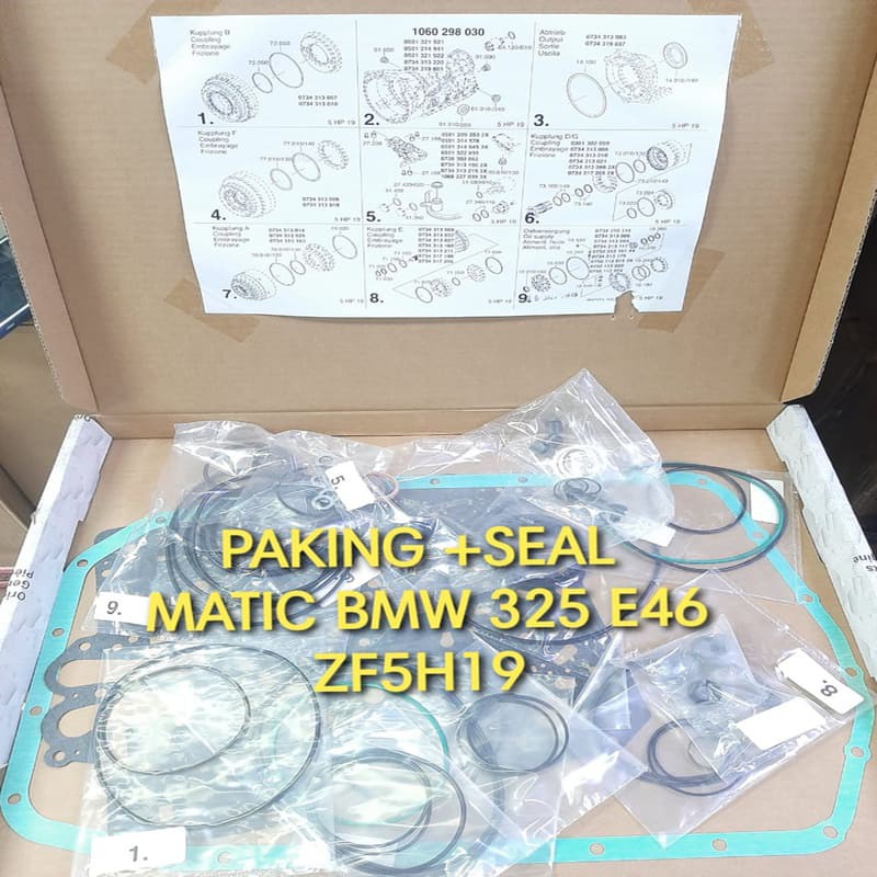 Jual PAKING & SEAL MATIC BMW 325E46 M54 ZF 5HP19 ASLI Shopee Indonesia