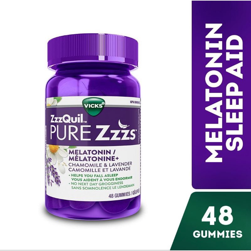 Jual Zzzquil Pure Zzz 48 Gummies Melatonin ( Chamomile & Lavender
