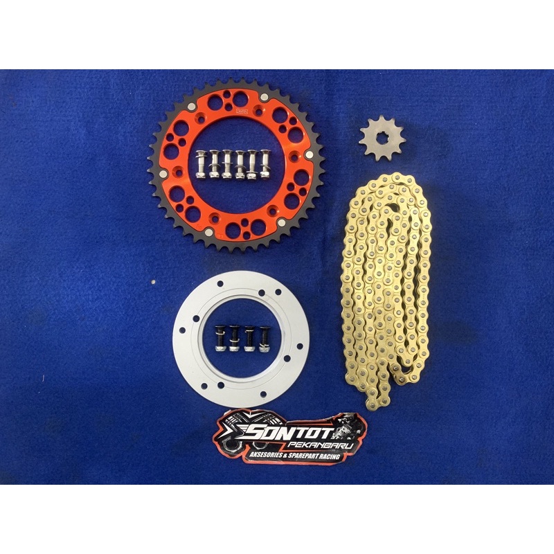 Jual GEAR FULLSET ROZ 520H PNP KLX DTRACKER 150CC Shopee Indonesia