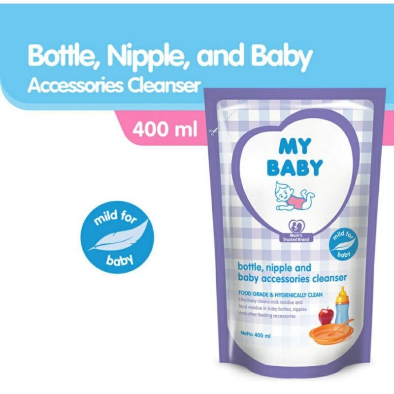 Jual MY BABY Bottle Nipple & Baby acc Cleanser 400mL Shopee Indonesia
