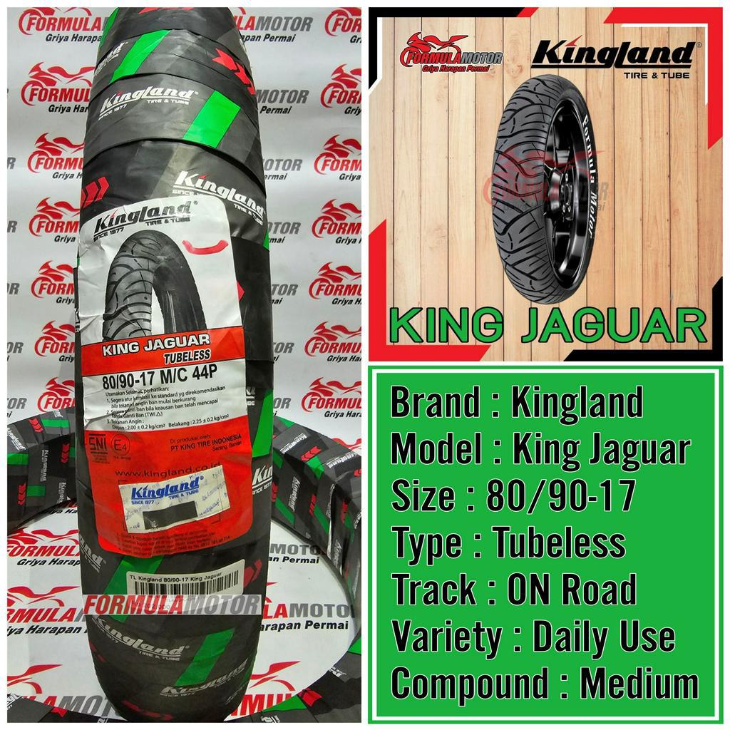 Jual Kingland King Jaguar Ring 17 Tubeless (Pilih Ukuran) Ban