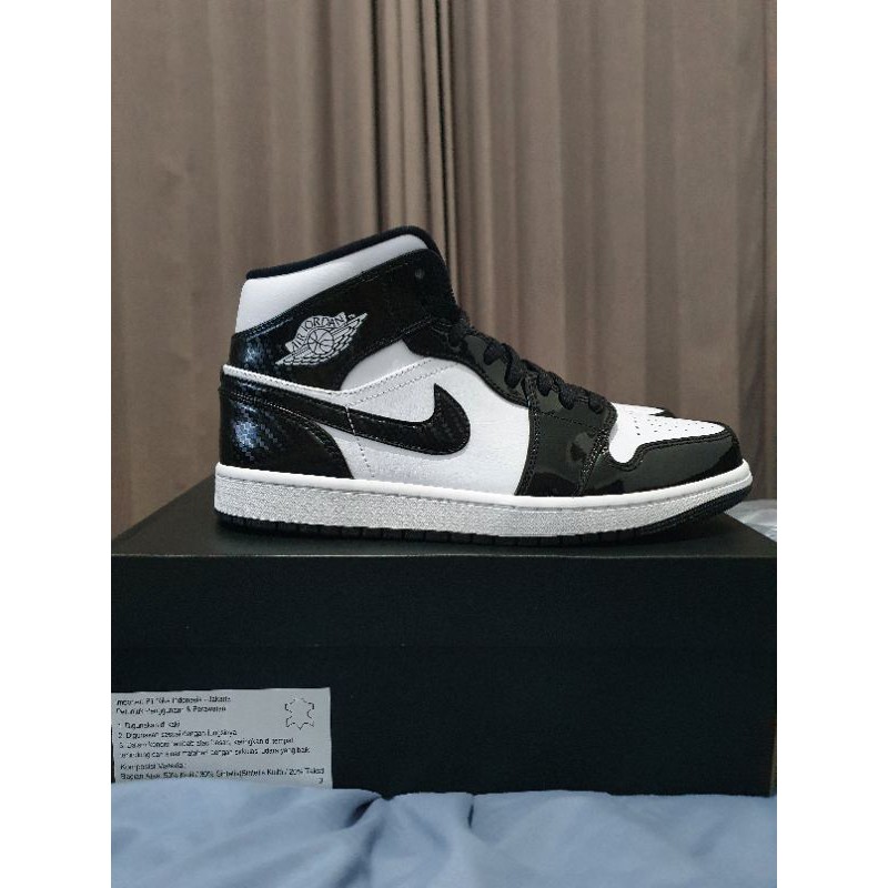 Jual Air Jordan 1 Mid Carbon Fiber All Star 2021 Shopee Indonesia