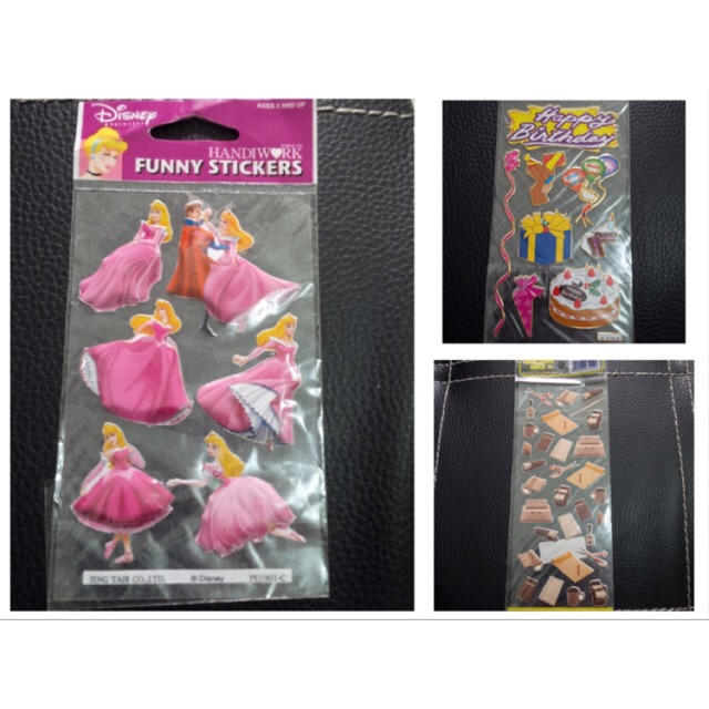 Jual Sticker Puffy Disney Princess Aurora, Office Supplies /Happy