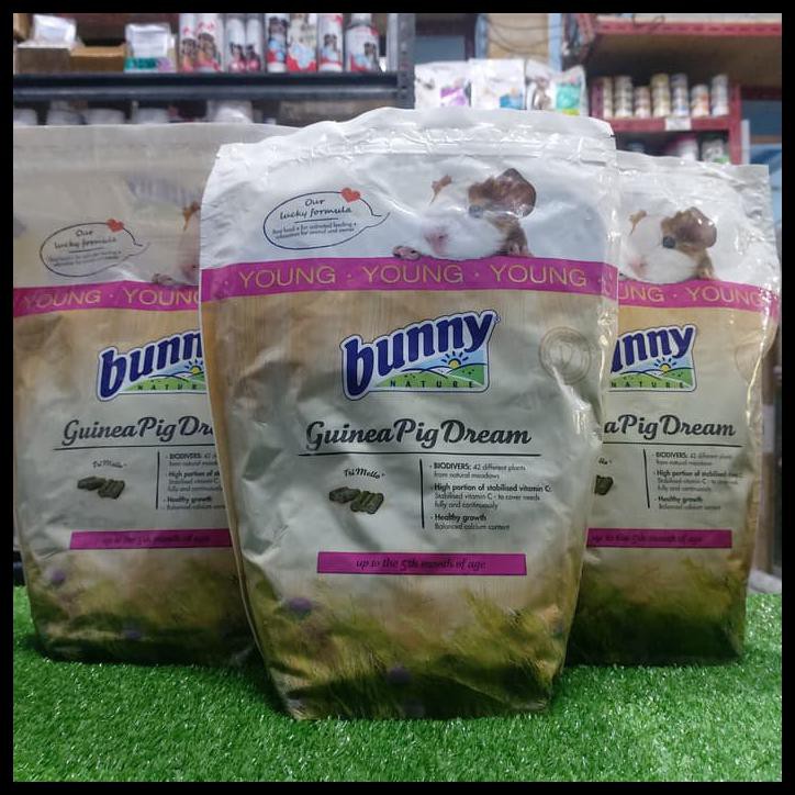 Jual MAKANAN GUINEA PIG DREAM YOUNG 1,5KG BUNNYNATURE CAVI FOOD (25305