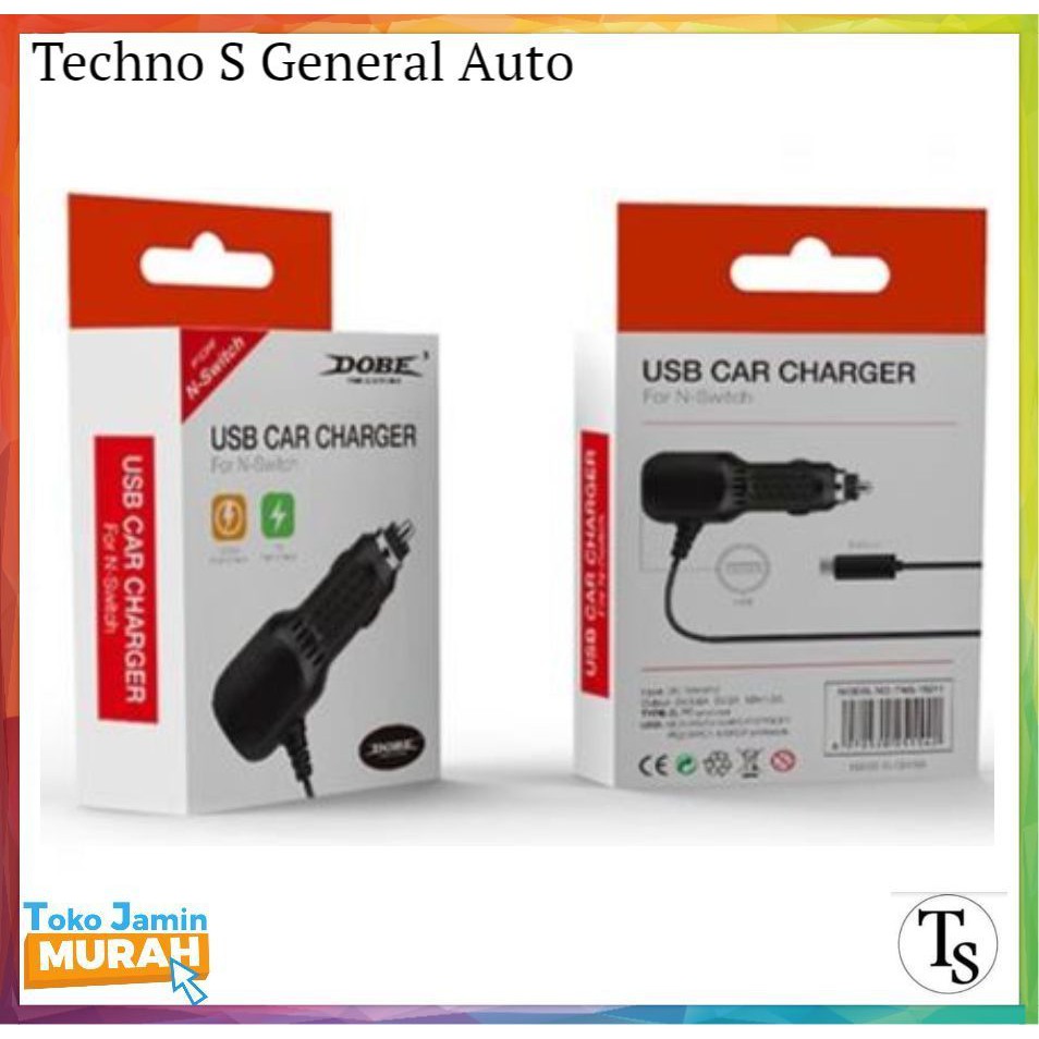 Jual DOBE USB Car Charger Nintendo Switch USB Car Charger Switch