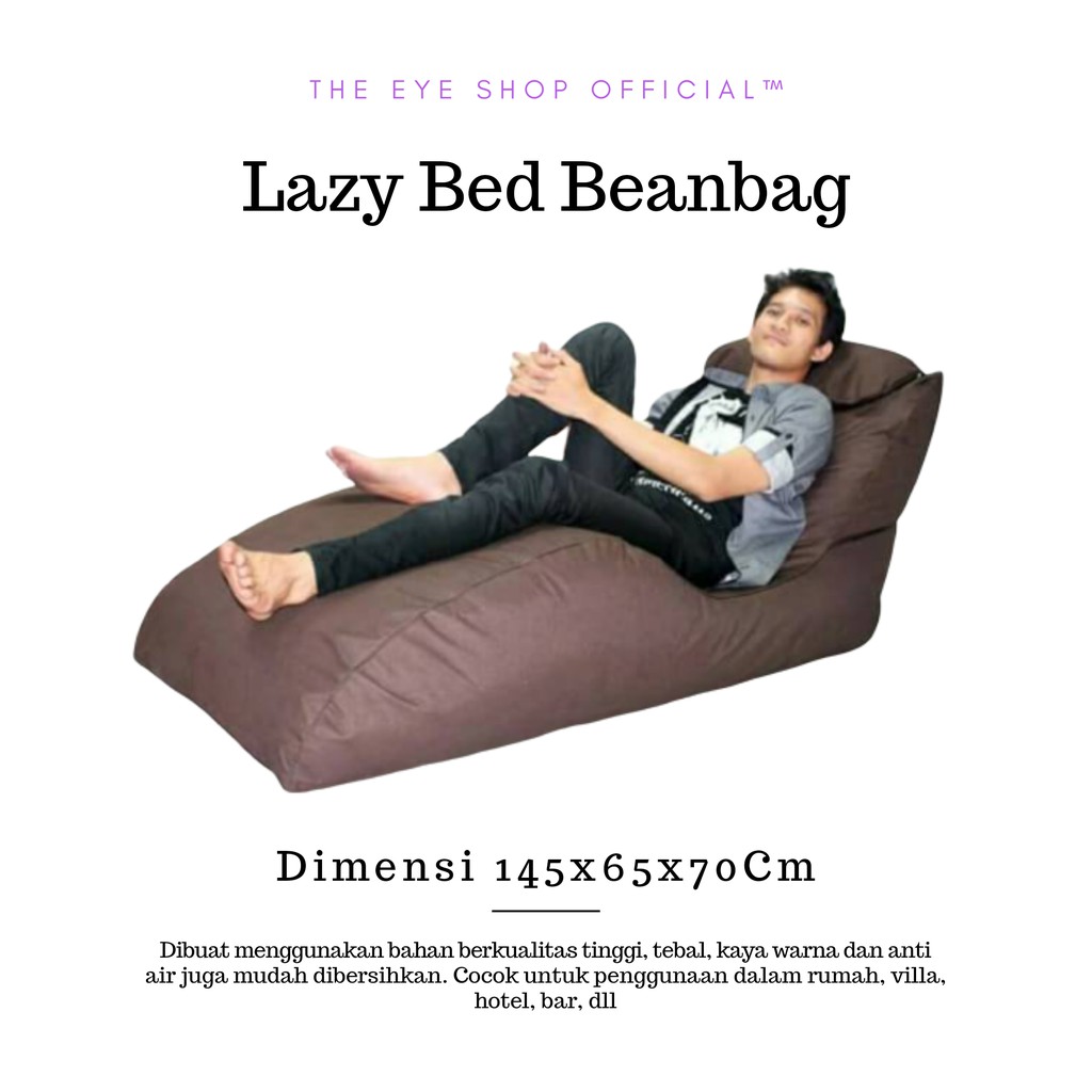 Jual Lazy Bed Beanbag Bean Bag Sofa Bed Minimalis Desain Elegan Untuk