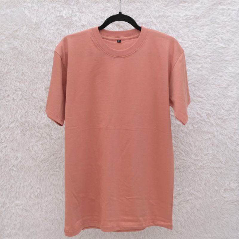 Jual kaos polos nude rose premium cotton combed 30s pria wanita | Shopee Indonesia