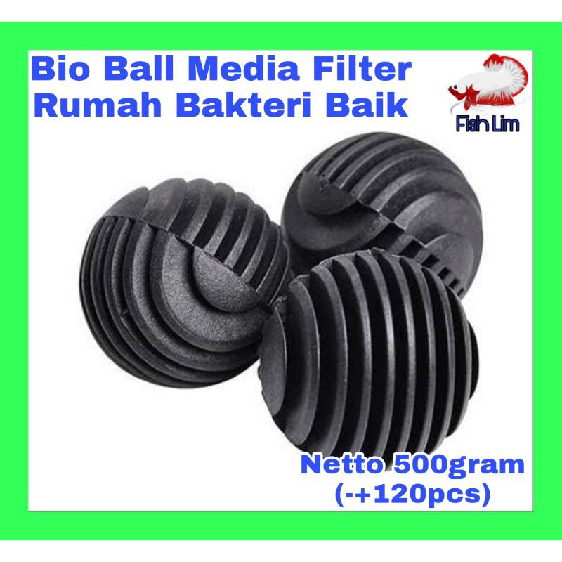 Jual BIO BALL 500GRAM MEDIA FILTER AIR AQUARIUM DAN KOLAM Shopee