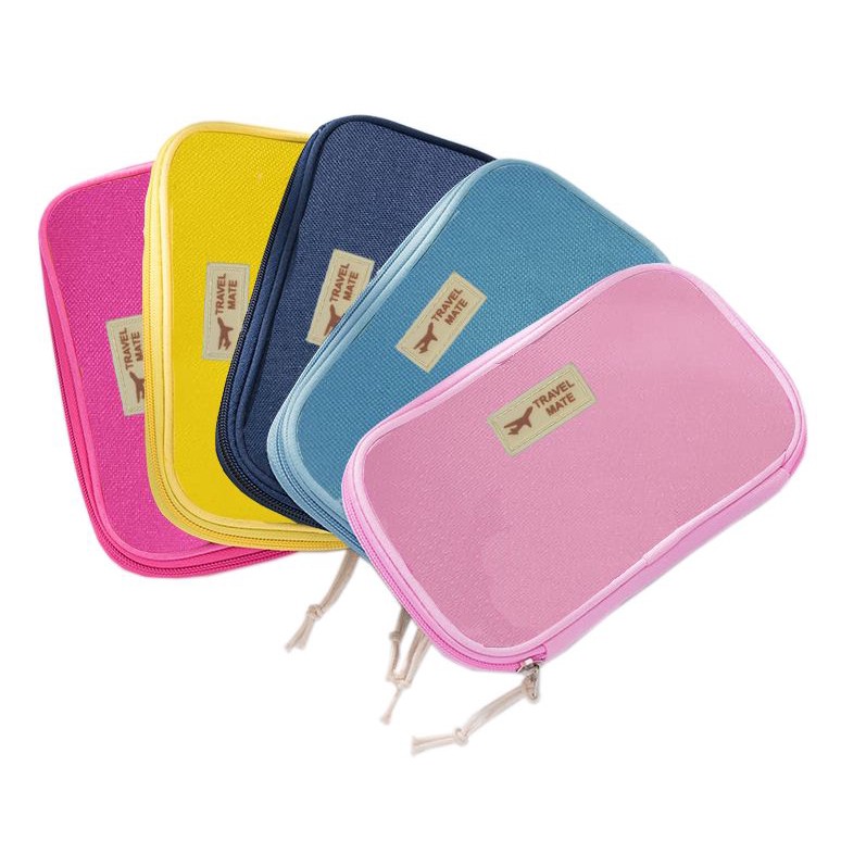 Jual KOREA Tas Paspor Pasport Bag Card Organizer Boarding Pass Bag