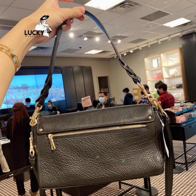Jual Coach Jade Shoulder Bag Crossbody Black Leather ORIGINAL 100