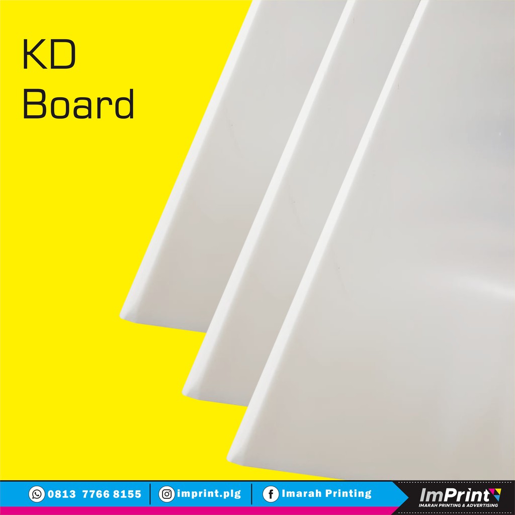 Jual Kd Board putih 5mm/KD Board KT board polyfoam papan iklan Shopee