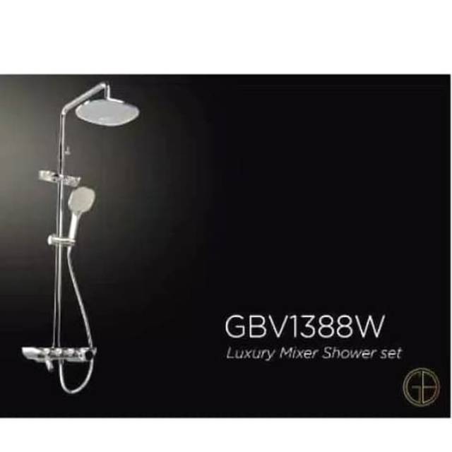 Jual Luxury Mixer Shower set Germany Brilliant GBV 1388 White Keran