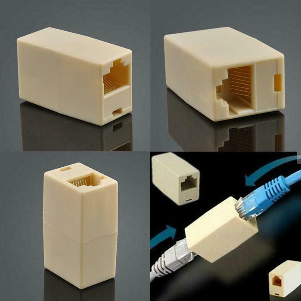 Jual BAREL RJ45 Female to Female Network LAN Cable Coupler