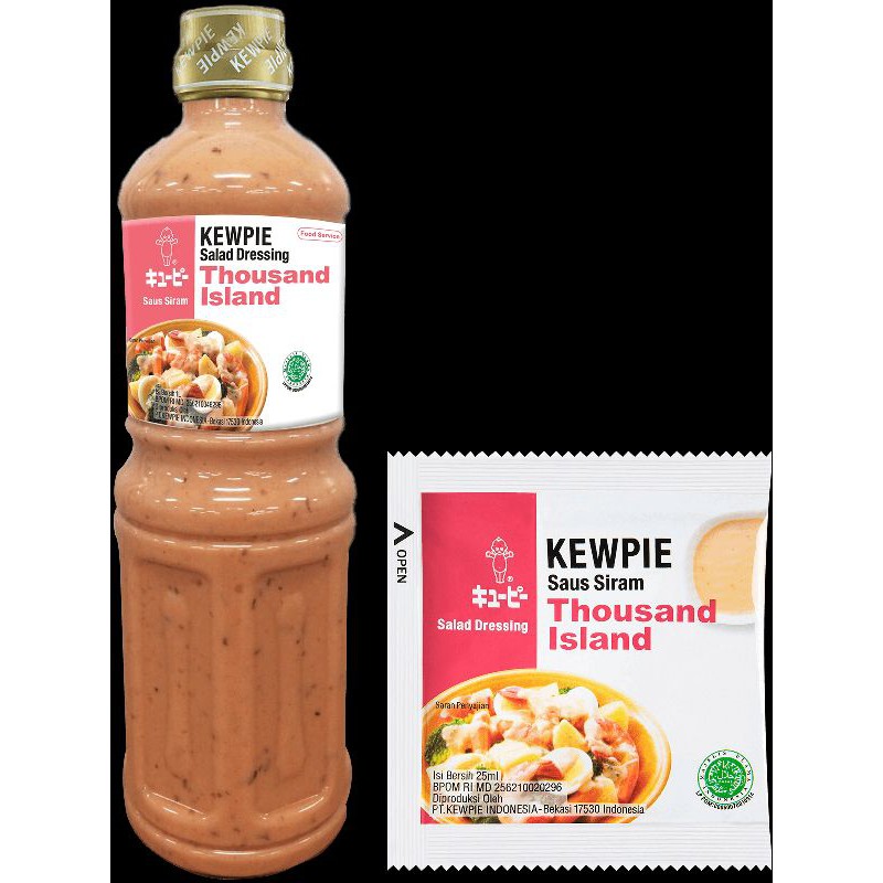 Jual Kewpie Salad Dressing Thousand Island 1 Liter Saus Salad Buah Sayur Shopee Indonesia
