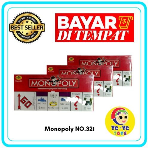 Jual Mainan Monopoly/ Standard Monopoly More Interesting Shopee Indonesia