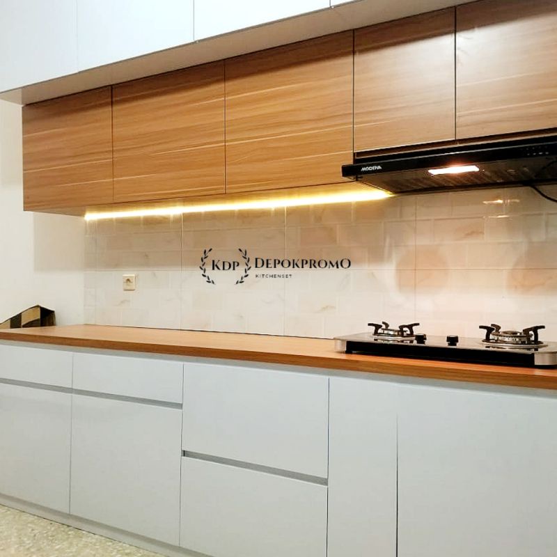 Jual PAYMENT Kitchenset Finishing HPL dengan Top Table HPL Shopee Indonesia