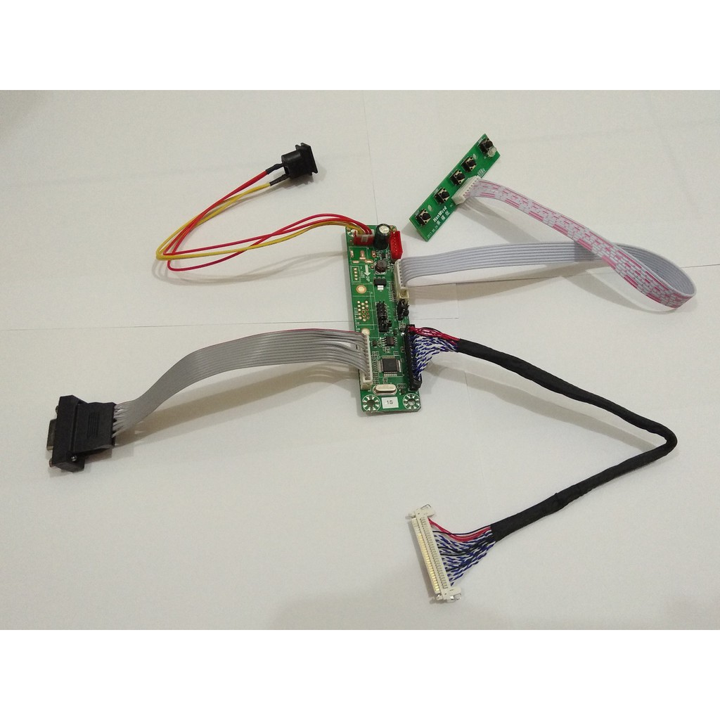 Jual Paket Universal LCD Monitor Board Panel Layar Laptop LVDS LCD LED