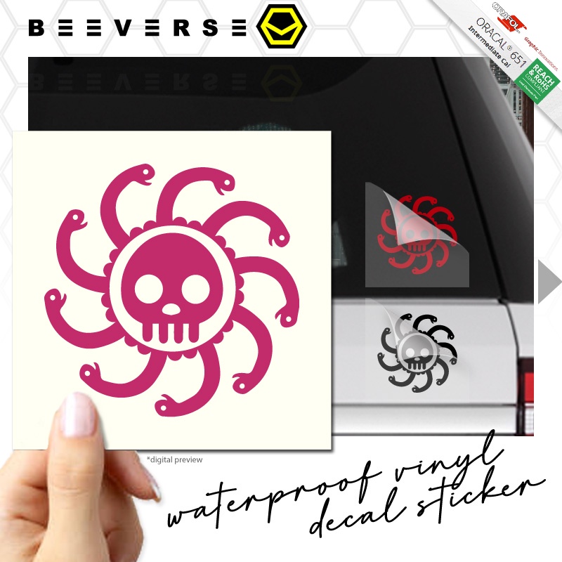 Jual Stiker Anime BOA Hancock One Piece Cutting Sticker Mobil Motor