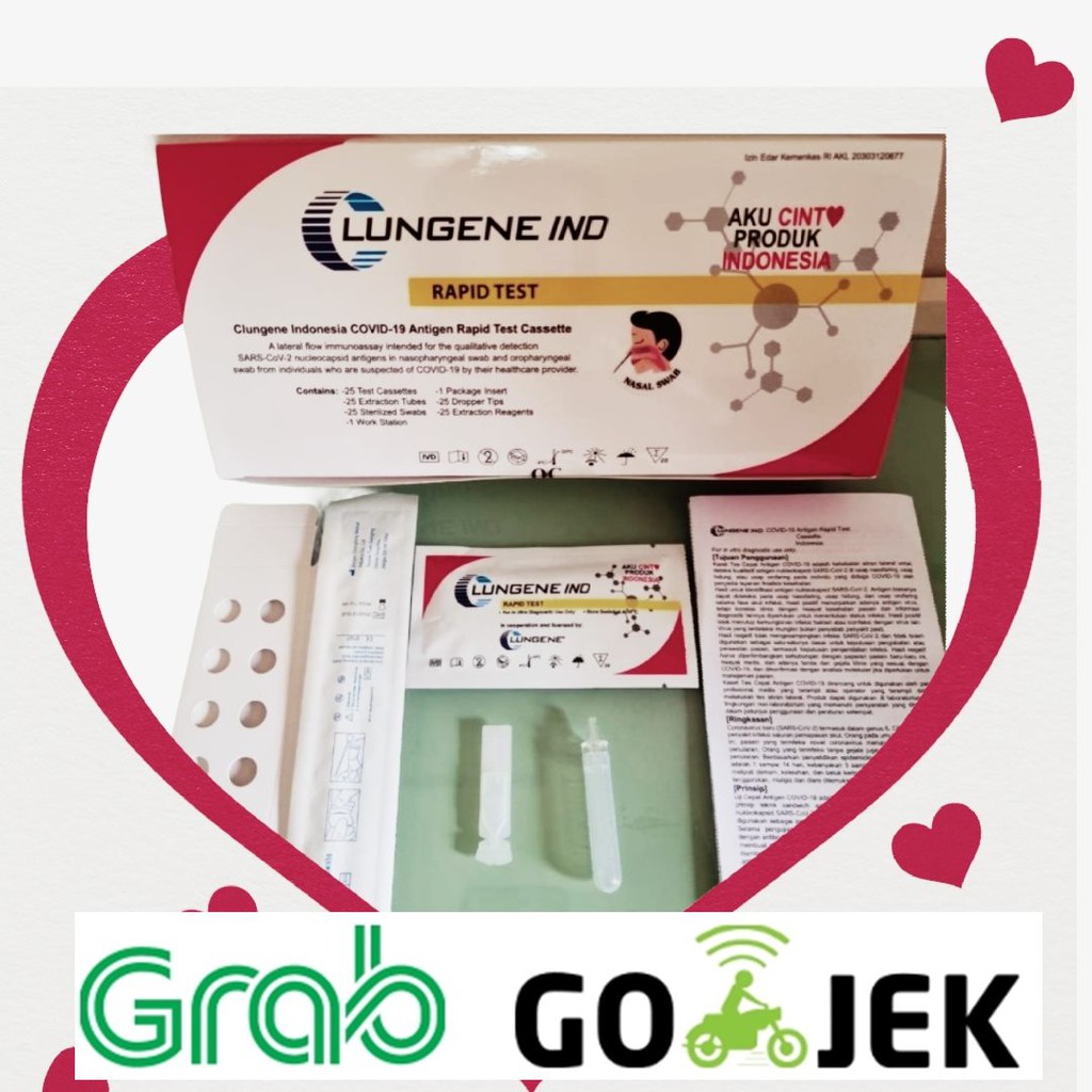 Jual Alat Test Swab Antigens Mandiri Hidung ECERAN KEMENKES Shopee