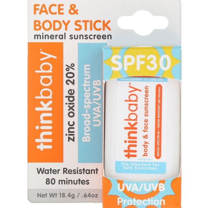Jual Think Thinkbaby Sunscreen Stick SPF 30 18gr Zinc Oxide Water