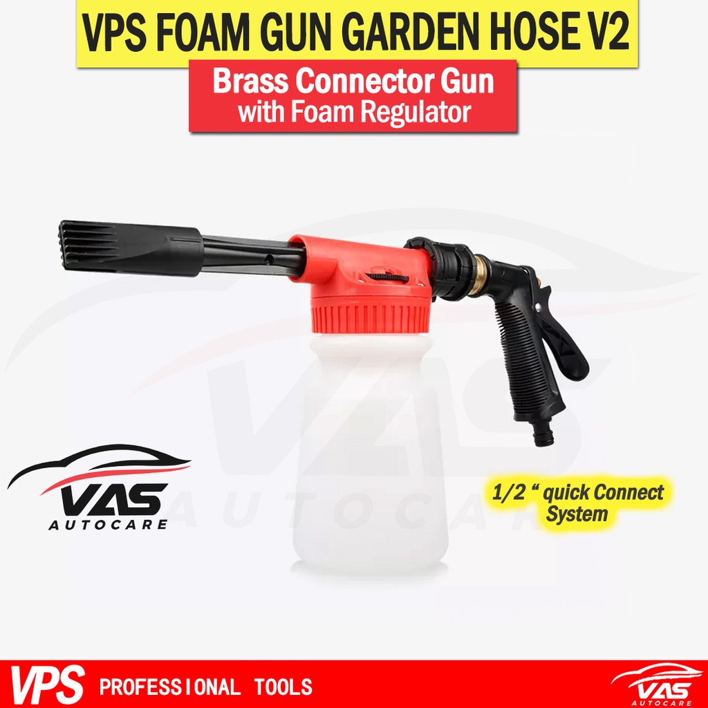 Jual VPS Foam Gun Garden Hose Sprayer Low Pressure Snow Spray Car Wash V2 Shopee Indonesia