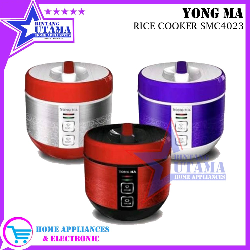 Jual (COD) MAGIC COM / RICE COOKER YONG MA SMC4023 / YONGMA YMC 4023