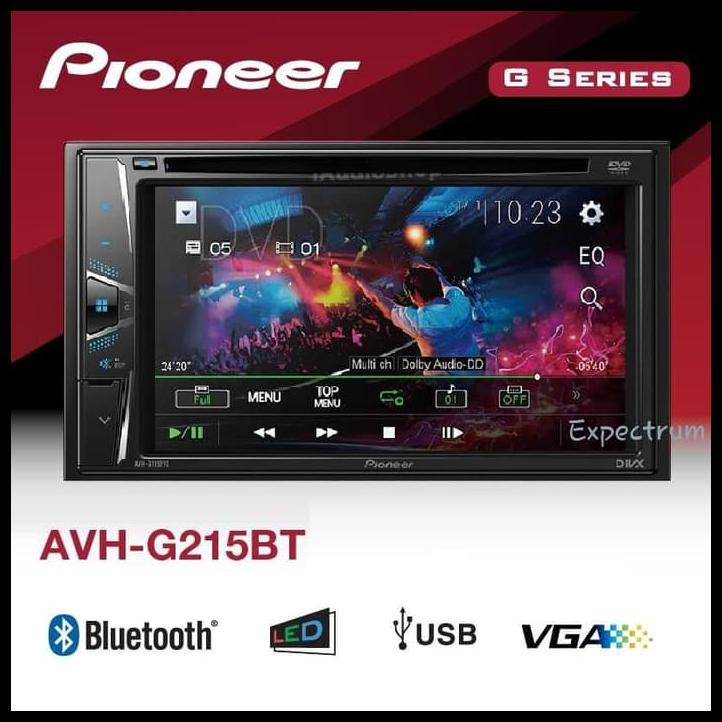 Jual Pioneer AVHG215BT Tape Mobil AVH G215 BT Double Din Head Unit Audio Shopee Indonesia