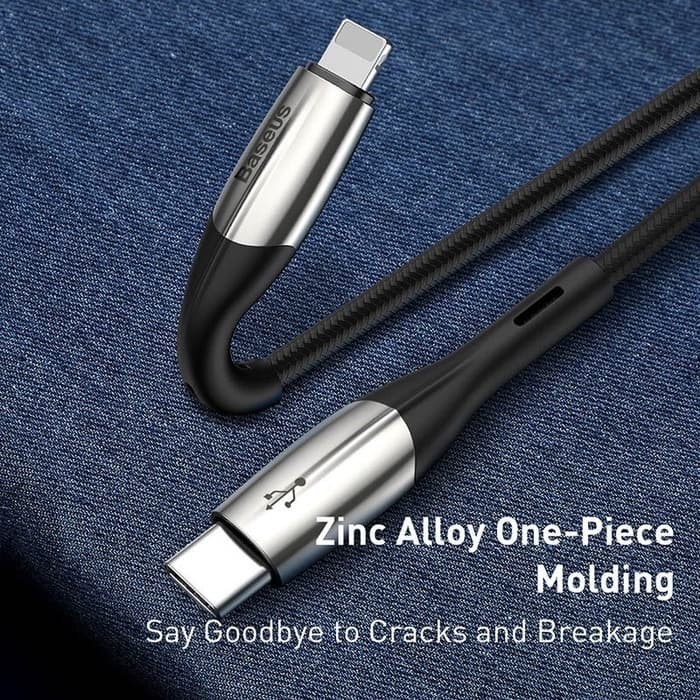 Jual BASEUS KABEL DATA TYPEC TO LIGHTNING USB CABLE IPHONE 11 PRO CHARGER GRAB GOSEND GOJEK