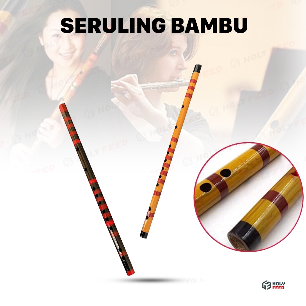 Jual Seruling Bambu Tradisional Professional Flute Bamboo Woodwind
