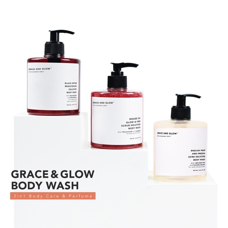 Jual GRACE AND GLOW BODY WASH (400 ML) WITH BOX Shopee Indonesia