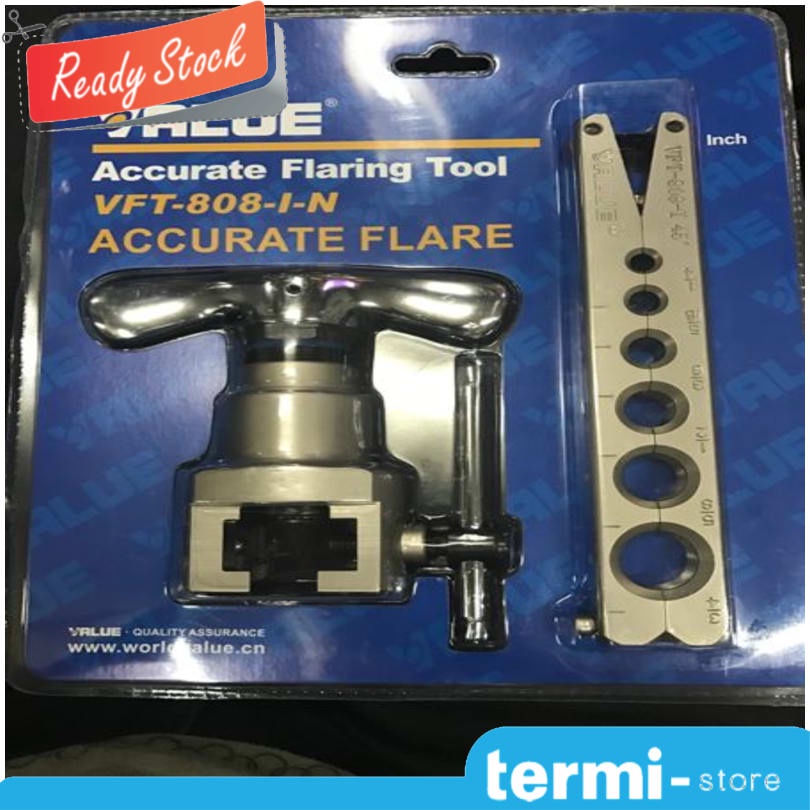 Jual Alat Pemipih Pengembang Pipa Ac Tembaga Flaring tool Value VFT808