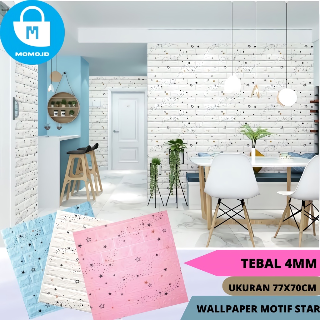 Jual Wallpaper 3D / Wallpaper Dinding Foam / Wallpaper Dinding Motif