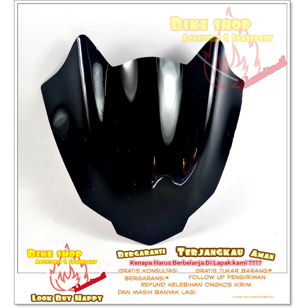 Jual Visor Yamaha Jupiter MX New Batman Windshield Hitam Shopee Indonesia