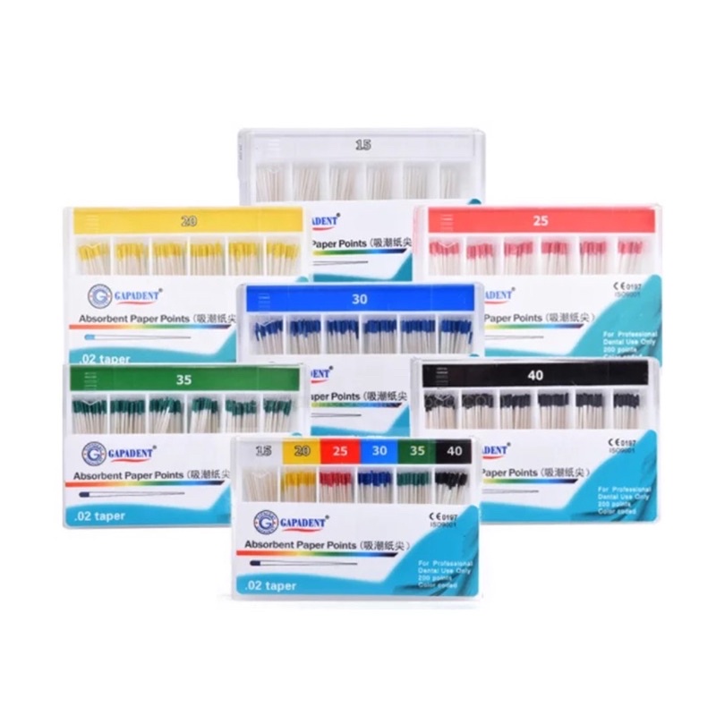 Jual Alice dental paper points paperpoint paper point isi 200 1540 15