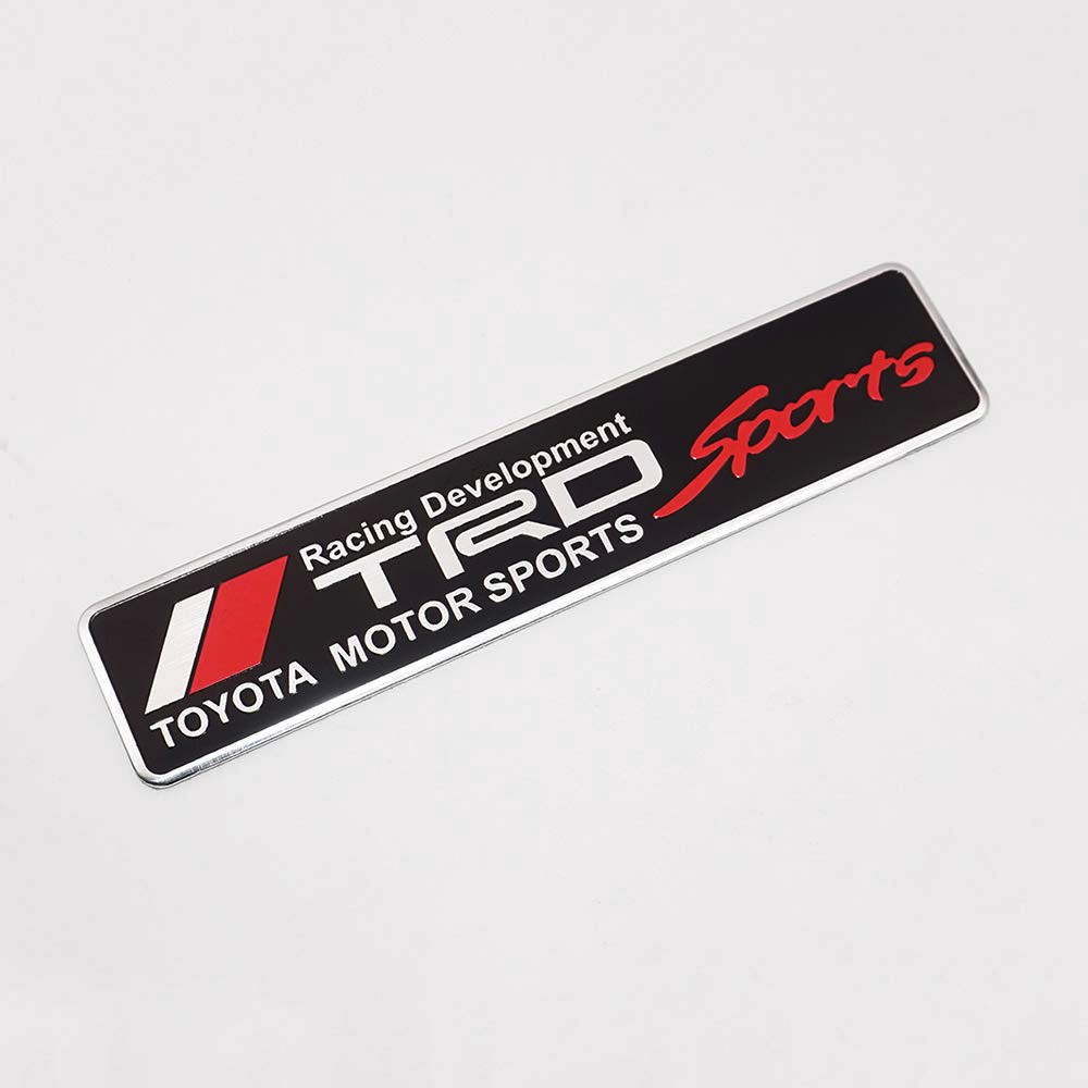 Jual Emblem Alumunium Sticker Toyota Racing Development TRD Sports