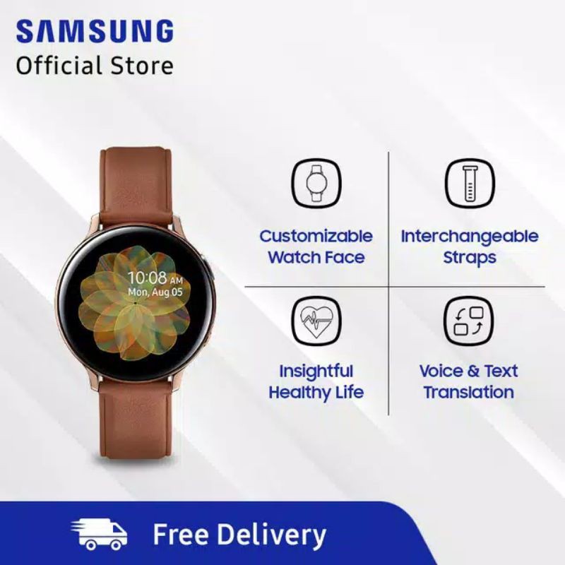 Jual Samsung Galaxy Watch Active 2 44mm Gold ( SMR820NSDAXSE ) Shopee Indonesia