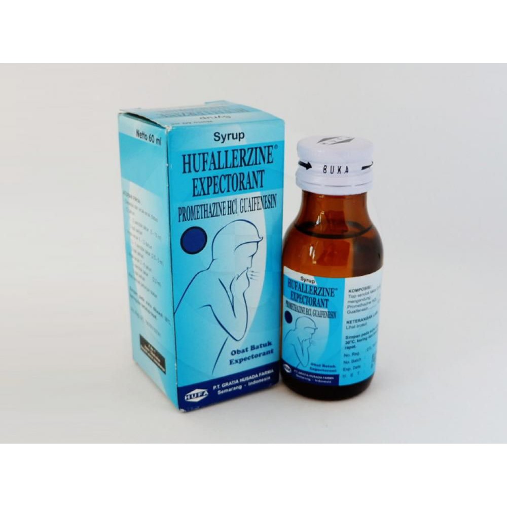 Jual hufallerzine expectorant sirup 60 ml Shopee Indonesia
