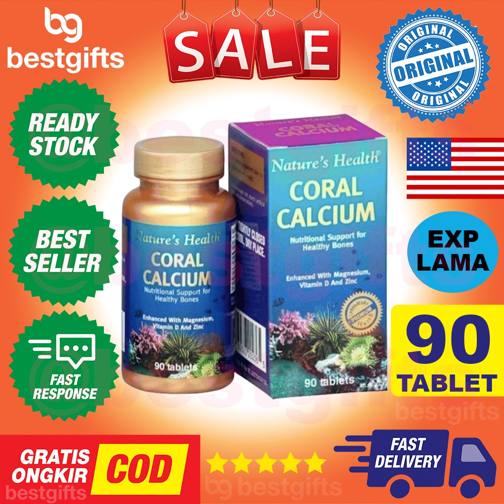 Jual NATURE'S NATURES NATURE HEALTH CORAL VITAMIN CALCIUM KALSIUM