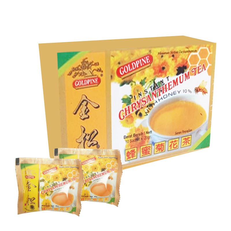 Jual Gold Pine Chrysanthemum Tea with Honey (10 sachet 20gr) Shopee