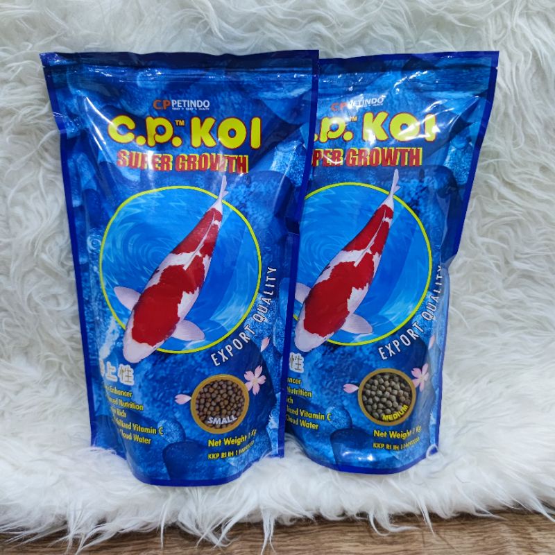 Jual CP Koi Super Growth 1 kg Makanan Ikan Koi Shopee Indonesia