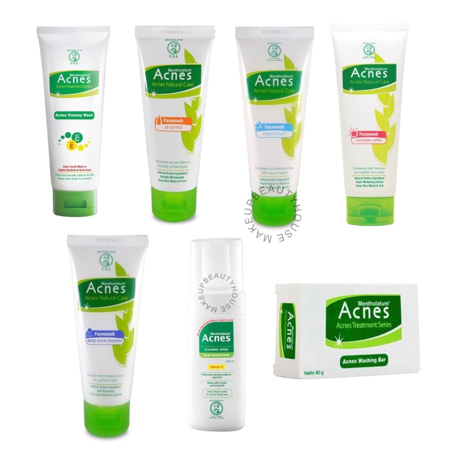 Jual Acnes Creamy Wash Complete White Deep Pore Cleanser Oil Control Yogurt Touch Face