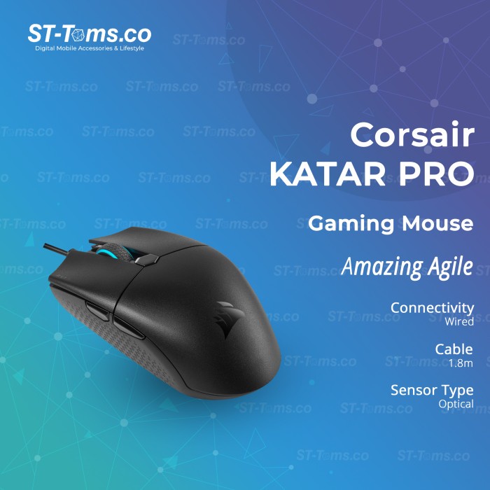 Jual CORSAIR KATAR PRO ULTRALIGHT GAMING MOUSE Shopee Indonesia