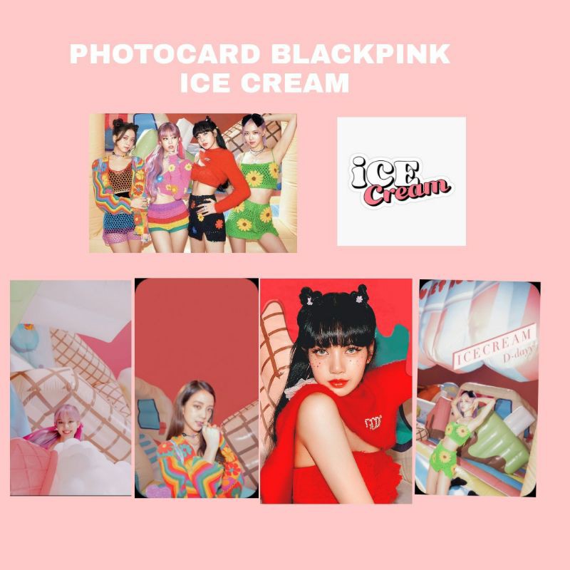 Jual photocard blackpink edition ice cream Shopee Indonesia