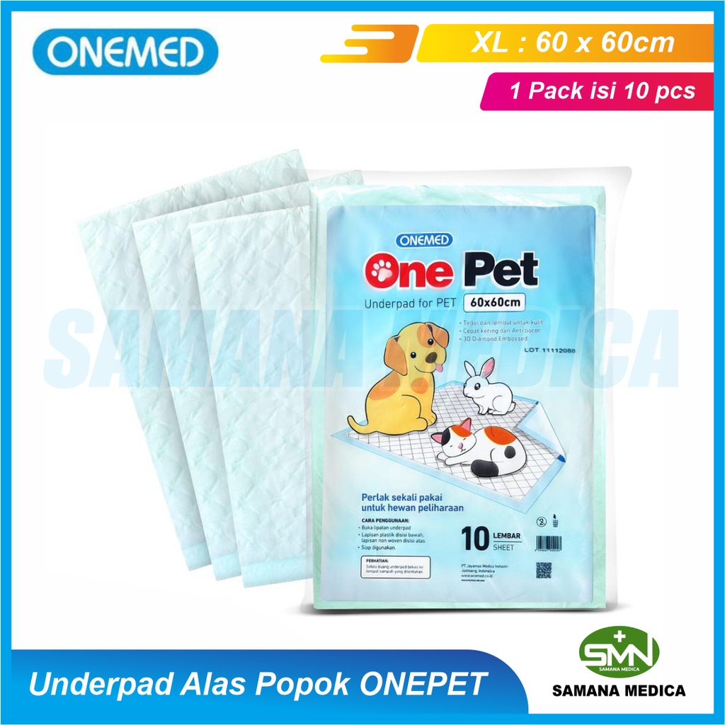 Jual Onepet One Pet Underpad 60x60 Training Pad Anjing Kucing 1 Bag isi