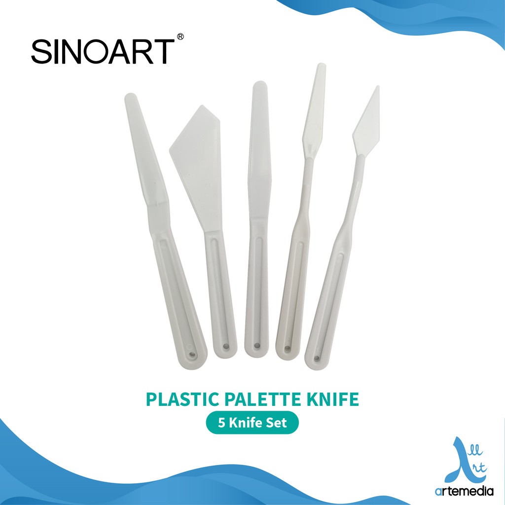 Jual Pisau Palet Set 5 Plastic Palette Knives Shopee Indonesia