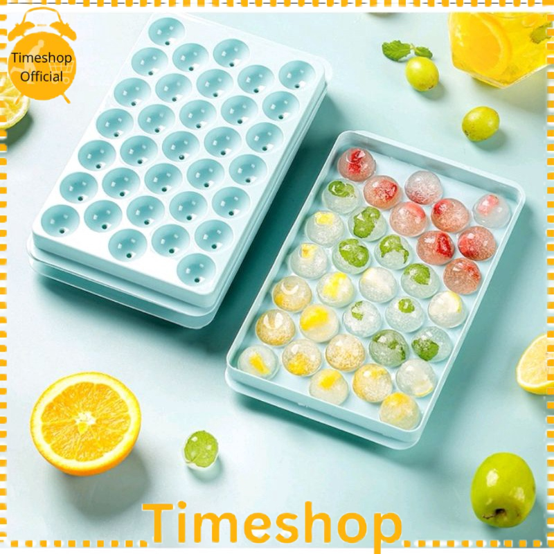 Jual TS Cetakan Es Batu Bulat 33 Round Ice Cube Tray / Cetakan Jelly