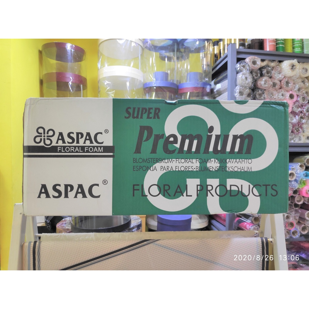 Jual Floral Foam OASIS brick ASPAC PREMIUM for fresh flower per BOX