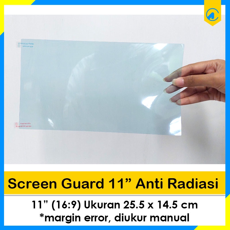 Jual Screen Guard 11" (169) Anti Radiasi LCD Monitor Screen Protector
