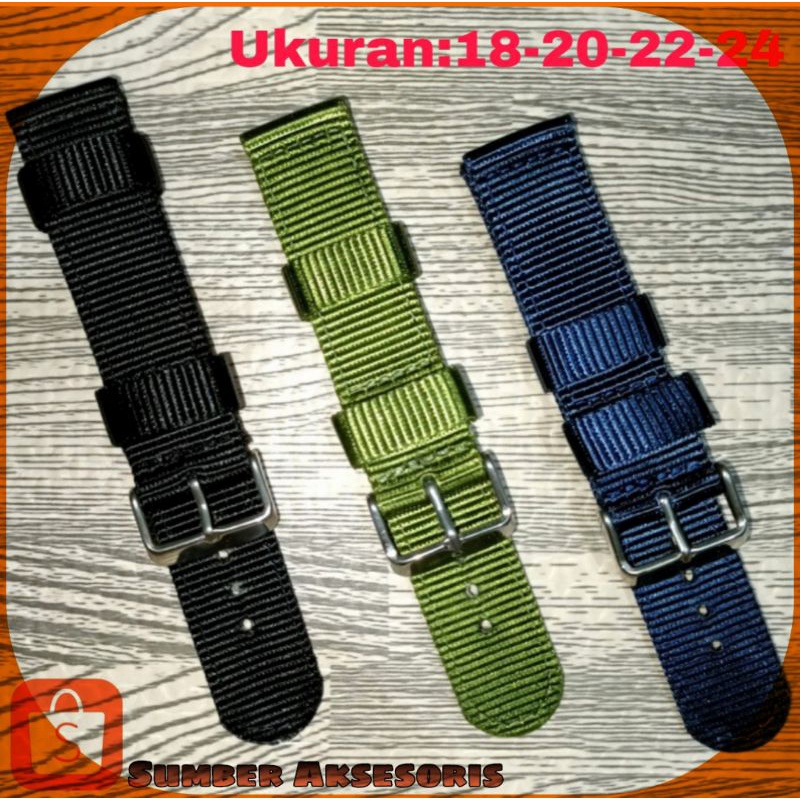 Jual Tali Jam tangan Kanvas Canvas Nylon Strap Swiss Army Expediton AC